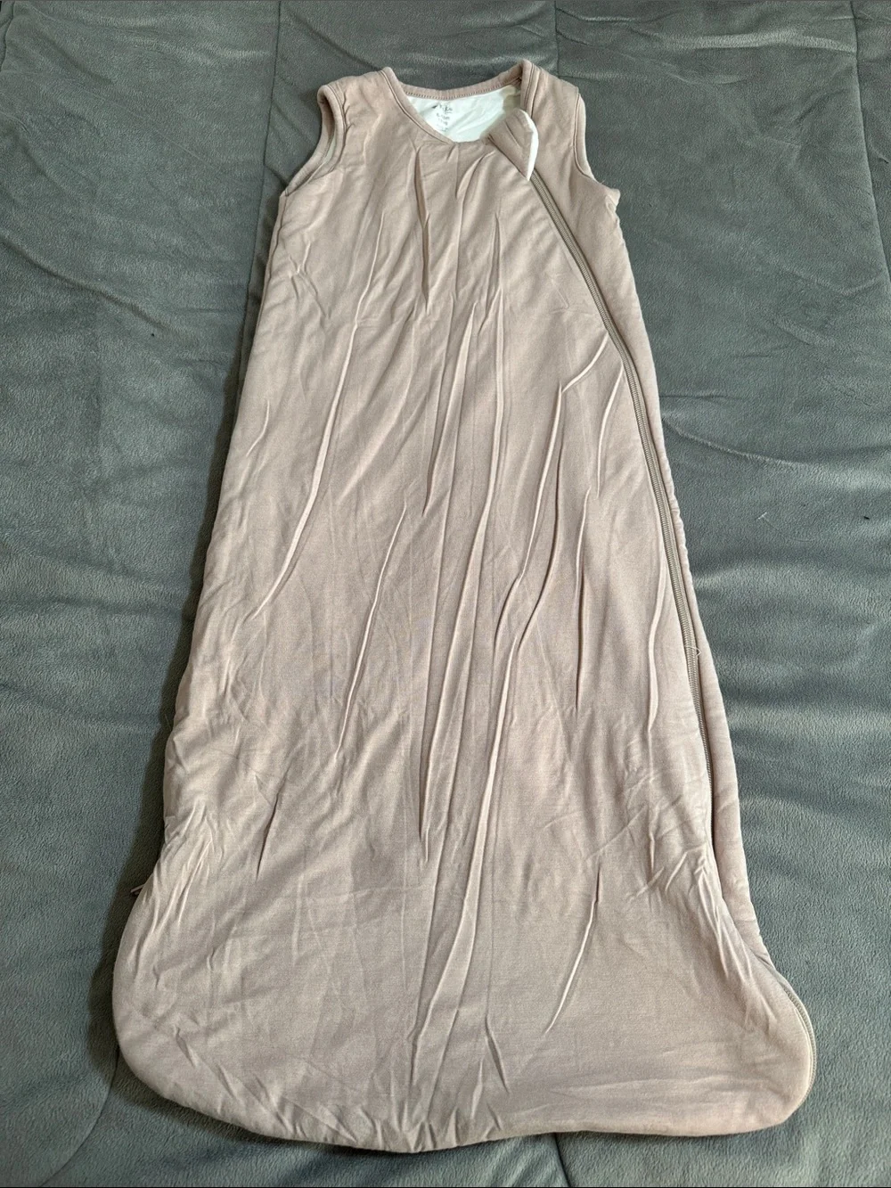 Kyte BABY Sleeveless Maxi Sleep Sack in dusty Pink